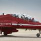 Lewis Hamilton with the RAF Red Arrows