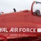 Lewis Hamilton with the RAF Red Arrows