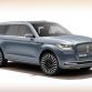 New Navigator Concept has confident presence with signature Lincoln one-piece centered grille with illuminated Lincoln star and high-tech LED head lamps.
