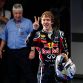 KUALA LUMPUR, MALAYSIA - APRIL 10:  Sebastian Vettel of Germany and Red Bull Racing celebrates in parc ferme after winning the Malaysian Formula One Grand Prix at the Sepang Circuit on April 10, 2011 in Kuala Lumpur, Malaysia.  (Photo by Paul Gilham/Getty Images)