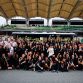 KUALA LUMPUR, MALAYSIA - APRIL 10:  Sebastian Vettel of Germany and Red Bull Racing celebrates with team mates in the pitlane after winning the Malaysian Formula One Grand Prix at the Sepang Circuit on April 10, 2011 in Kuala Lumpur, Malaysia.  (Photo by Mark Thompson/Getty Images)