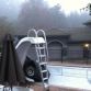 Man crashes his Toyota Corolla in a pool
