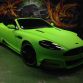 Mansory Aston Martin DB9 in Diamond Lime Green Matt Wrap by Dartz
