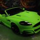 Mansory Aston Martin DB9 in Diamond Lime Green Matt Wrap by Dartz