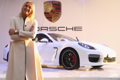 Maria Sharapova and her Porsche Panamera GTS