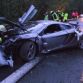 Maserati GranTurismo Dodge Viper ACR Chevrolet Corvette and McLaren MP4-12C Crashed in Autobahn