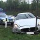 Maserati GranTurismo Dodge Viper ACR Chevrolet Corvette and McLaren MP4-12C Crashed in Autobahn