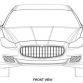 Maserati Quattroporte 2013 patent drawings