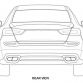 Maserati Quattroporte 2013 patent drawings