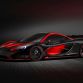 Matte Black and Red McLaren P1 MSO (1)