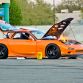 Mazda RX-7 on flames