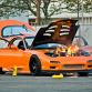 Mazda RX-7 on flames