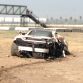 McLaren MP4-12C crashed on Subaru BRZ