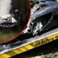 McLaren MP4-12C on flames in Germany
