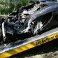 McLaren MP4-12C on flames in Germany