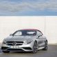 Mercedes-AMG S 63 4MATIC  Cabriolet "Edition 130" (Fuel consumption combined: 10.4 l /100 km; combined CO2 emissions: 244 g/km; Kraftstoffverbrauch kombiniert: 10,4 l/100 km; CO2-Emissionen kombiniert: 244 g/km)Exterieur: AMG Alubeam silberexterior: AMG alubeam silver Stoffverdeck Rot / fabric soft top red