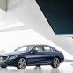 Mercedes-Benz C 300 BlueTEC HYBRID, Exclusive Line, Cavansitblau metallic, Leder ARTICOKristallgrau/Tiefseeblau, Zierelemente Holz Linde linestructure, (W205),2013