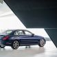 Mercedes-Benz C 300 BlueTEC HYBRID, Exclusive Line, Cavansitblau metallic, Leder ARTICOKristallgrau/Tiefseeblau, Zierelemente Holz Linde linestructure, (W205),2013