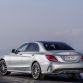 Mercedes-Benz C250, AMG Line, Avantgarde, Diamantsilber metallic, LederCranberryrot/Schwarz, Zierelemente Holz Esche schwarz offenporig,  (W205),2013