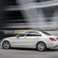 Mercedes-Benz C 250 BlueTEC, Avantgarde, Diamantweiss metallic, Leder Seidenbeige,Zierelemente Aluminium, (W205), 2013
