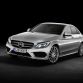 Mercedes-Benz C250, AMG Line, Avantgarde, Diamantsilber metallic, LederCranberryrot/Schwarz, Zierelemente Holz Esche schwarz offenporig,  (W205),2013