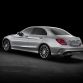 Mercedes-Benz C250, AMG Line, Avantgarde, Diamantsilber metallic, LederCranberryrot/Schwarz, Zierelemente Holz Esche schwarz offenporig,  (W205),2013