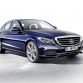 Mercedes-Benz C 300 BlueTEC HYBRID, Exclusive Line, Cavansitblau metallic, Leder ARTICOKristallgrau/Tiefseeblau, Zierelemente Holz Linde linestructure, (W205),2013