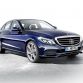 Mercedes-Benz C 300 BlueTEC HYBRID, Exclusive Line, Cavansitblau metallic, Leder ARTICOKristallgrau/Tiefseeblau, Zierelemente Holz Linde linestructure, (W205),2013