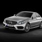 Mercedes-Benz C250, AMG Line, Avantgarde, Diamantsilber metallic, LederCranberryrot/Schwarz, Zierelemente Holz Esche schwarz offenporig,  (W205),2013