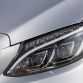 Mercedes-Benz C250, AMG Line, Avantgarde, Diamantsilber metallic, LederCranberryrot/Schwarz, Zierelemente Holz Esche schwarz offenporig,  (W205),2013