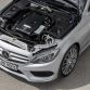 Mercedes-Benz C250, AMG Line, Avantgarde, Diamantsilber metallic, LederCranberryrot/Schwarz, Zierelemente Holz Esche schwarz offenporig,  (W205),2013