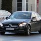 Mercedes-Benz C-Class with S-Class digital dashboard spy photo  (8)