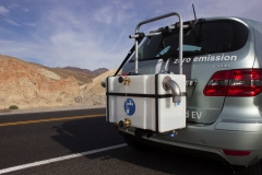 Mercedes Benz F Cell Hydrogen Car though Death Valley