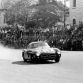 Mille Miglia, Brescia in Italien, 1. Mai 1955. Sieger in der Serien-Sportwagenklasse: John Cooper Fitch und Kurt Gesell (Startnummer 417) auf Mercedes-Benz Tourensportwagen Typ 300 SL (W 198).
