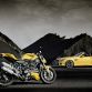 Mercedes-Benz SLK 55 AMG and Ducati Streetfighter 848