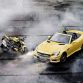 Mercedes-Benz SLK 55 AMG and Ducati Streetfighter 848