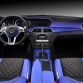 Mercedes C63 AMG blue Crocodile interior by TopCar