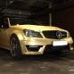 Mercedes C63 AMG Gold Carbon