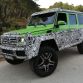 Mercedes G63 AMG 4x4 Green Monster spy photos (24)