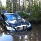 Mercedes S600 Stuck in Mud