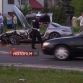Mercedes SLS AMG crash in Poland