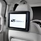Concept V-ision e mit PLUG-IN HYBRID â Interieur, in RÃ¼ckenlehne des Fahrer-und Beifahrersitzes integrierte iPad-Halterungen mit Schnittstelle zum Aufladen des Tablets sowie zwei USB-LadestellenConcept V-ision e with PLUG-IN HYBRID â Interior, iPad holder and docking station integrated in front-seat backrest with charging interface and two USB charging ports