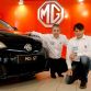 Jason Plato and Andy Neat at MG