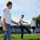 Michael Schumacher, Nico Rosberg and the German national football team drive the new A-Class