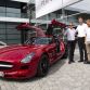 Michael Shcumacher and Nico Rosberg on AMG Plant