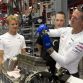 Michael Shcumacher and Nico Rosberg on AMG Plant