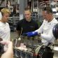Michael Shcumacher and Nico Rosberg on AMG Plant