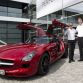Michael Shcumacher and Nico Rosberg on AMG Plant