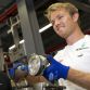 Michael Shcumacher and Nico Rosberg on AMG Plant