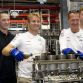 Michael Shcumacher and Nico Rosberg on AMG Plant